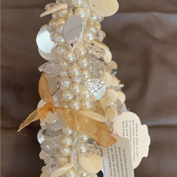 Viral Beaded Pearls and Shells Bag - from TJ Maxx - New with Tags - Picture 7 of 10
